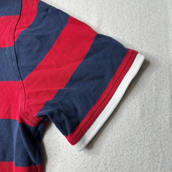 Lands End Mens Polo Tailored Fit Size L Rugby Golf Athletic Vintage - Picture 9 of 11